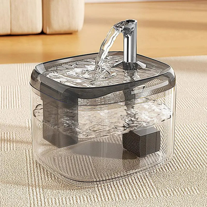 .1PC Automatic Pet Dog Cat Water Dispenser Fountain Pet Dog Cat Water Loop Mute Pump Smart Pet Bowl 1.5L