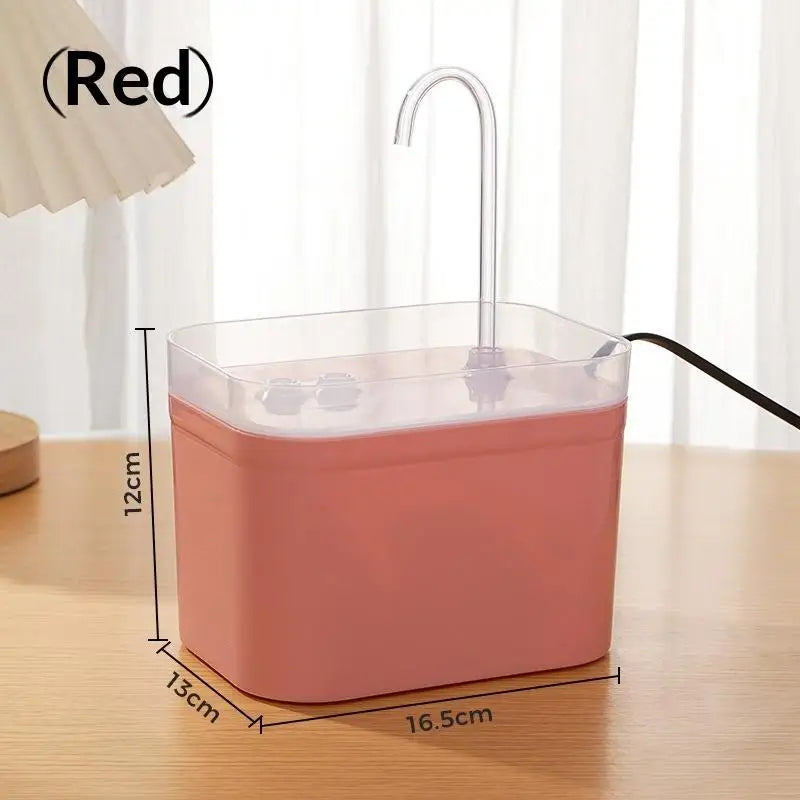 .1PC Automatic Pet Dog Cat Water Dispenser Fountain Pet Dog Cat Water Loop Mute Pump Smart Pet Bowl 1.5L