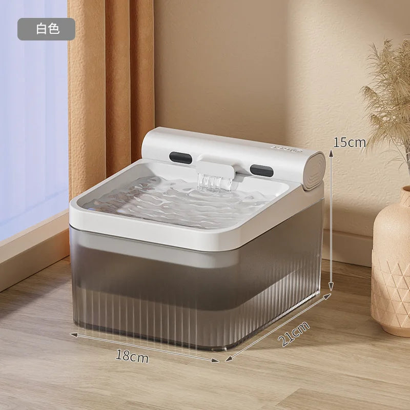 Induction Cat Water Dispenser Large Capacity Filter Circulation Wireless Smart Pet Dog Water Dispenser Pet Items