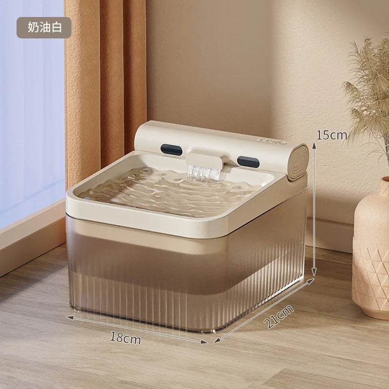 Induction Cat Water Dispenser Large Capacity Filter Circulation Wireless Smart Pet Dog Water Dispenser Pet Items
