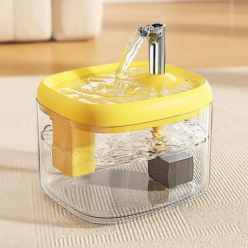 .1PC Automatic Pet Dog Cat Water Dispenser Fountain Pet Dog Cat Water Loop Mute Pump Smart Pet Bowl 1.5L