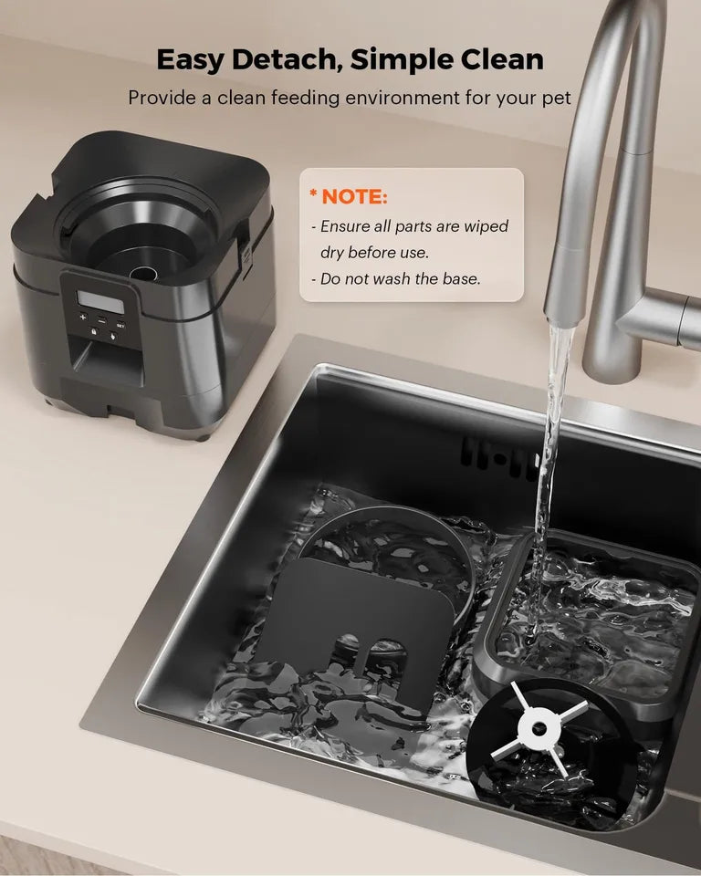 2L Smart WiFi Automatic Pet Feeder for Cats And Dogs with Timer Food Dispenser And Low Food Alert