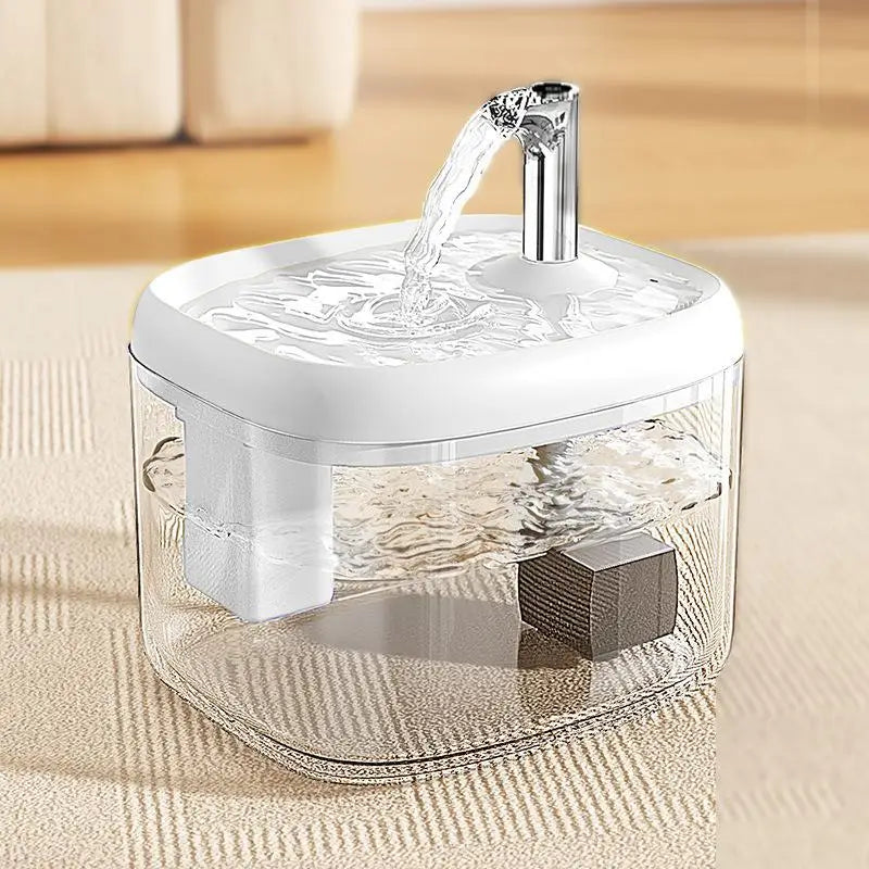.1PC Automatic Pet Dog Cat Water Dispenser Fountain Pet Dog Cat Water Loop Mute Pump Smart Pet Bowl 1.5L