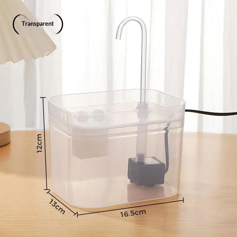 .1PC Automatic Pet Dog Cat Water Dispenser Fountain Pet Dog Cat Water Loop Mute Pump Smart Pet Bowl 1.5L