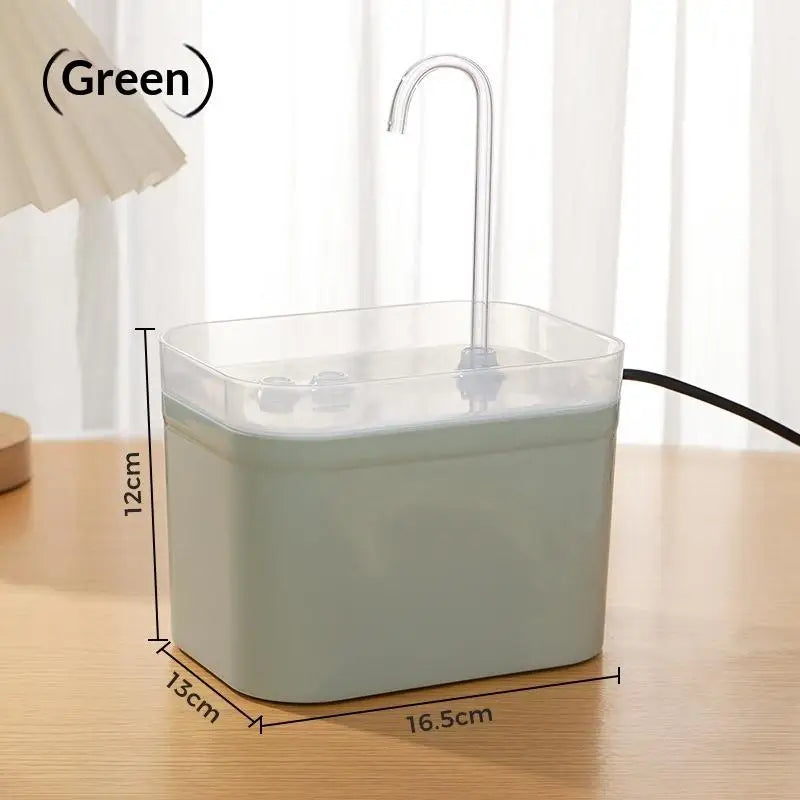 .1PC Automatic Pet Dog Cat Water Dispenser Fountain Pet Dog Cat Water Loop Mute Pump Smart Pet Bowl 1.5L